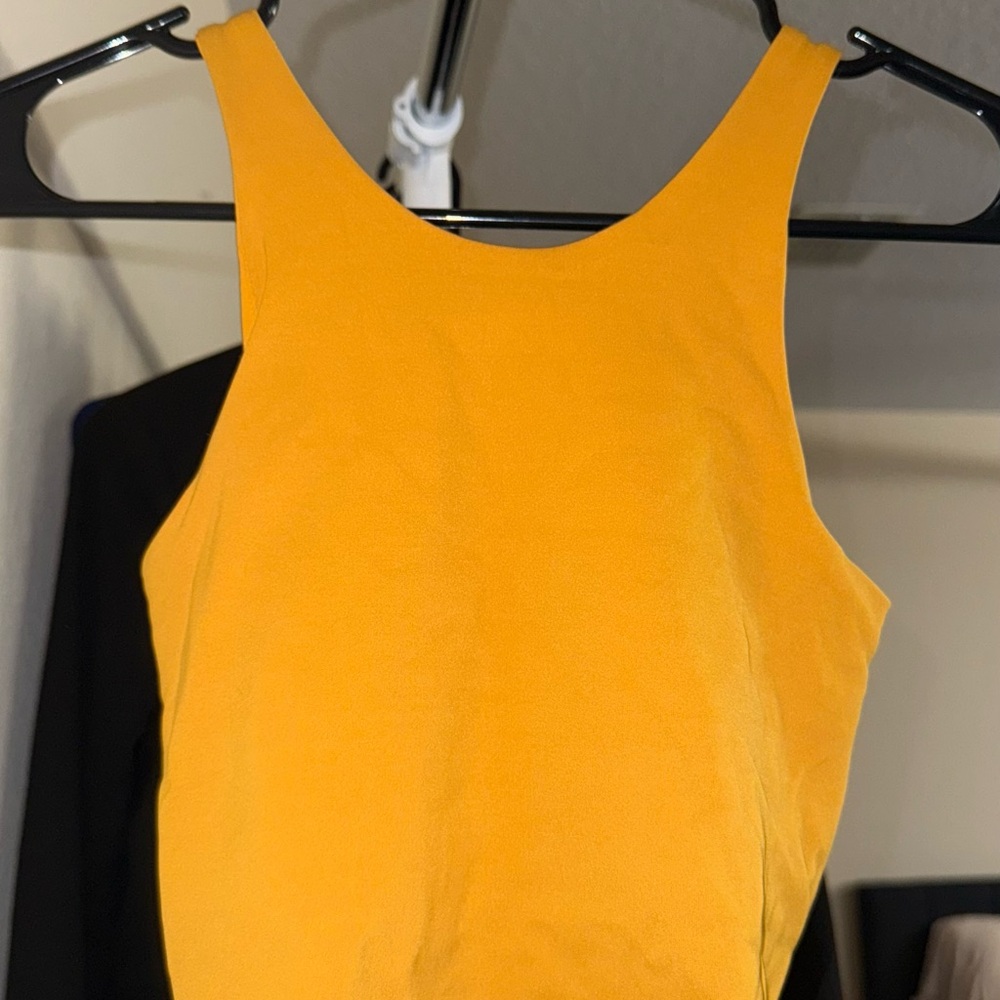 Nike Women's Yellow Tank Top